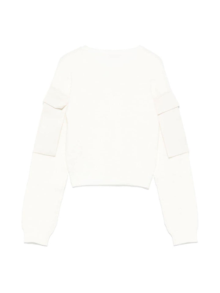 Maglione bianco per bambina