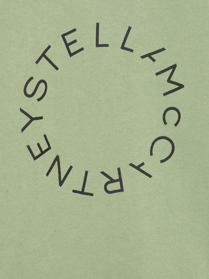 Felpa verde per bambino TX4R90Z0453 727 Stella McCartney Kids 