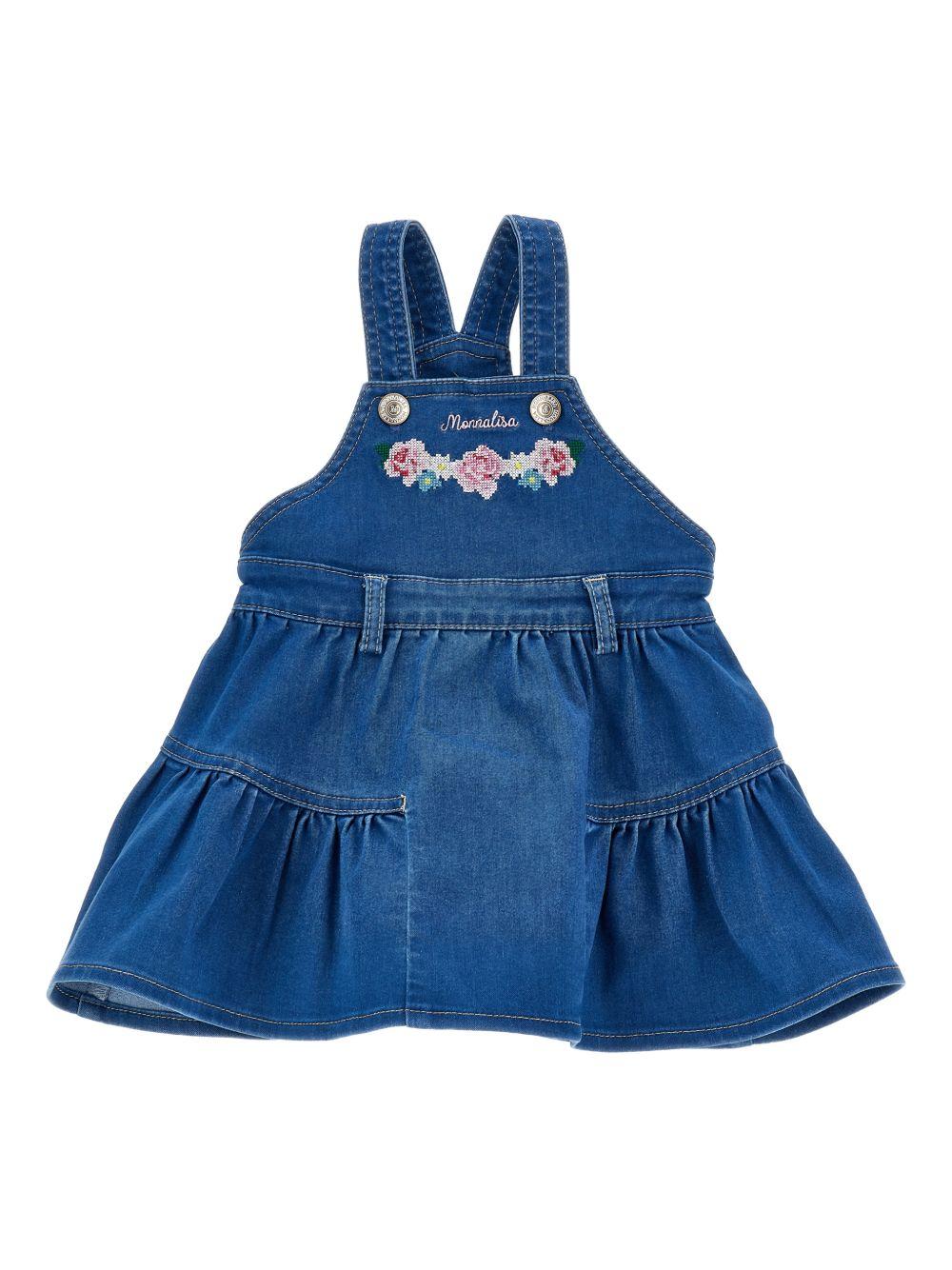 Abito in jeans per neonata 39G7047017 0055 Monnalisa Kids 