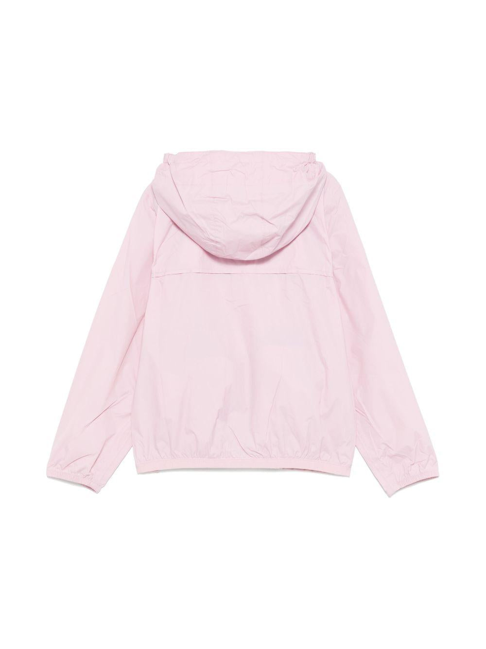 Giubbotto rosa chiaro per bambina K61336W V18 K-Way Kids 