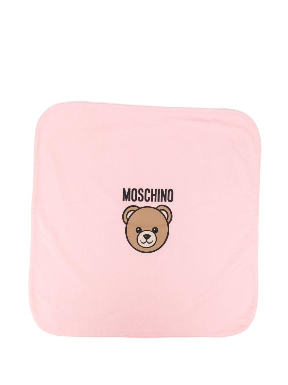 Coperta rosa per neonata MUB00MLCA19 50209 Moschino Kids 