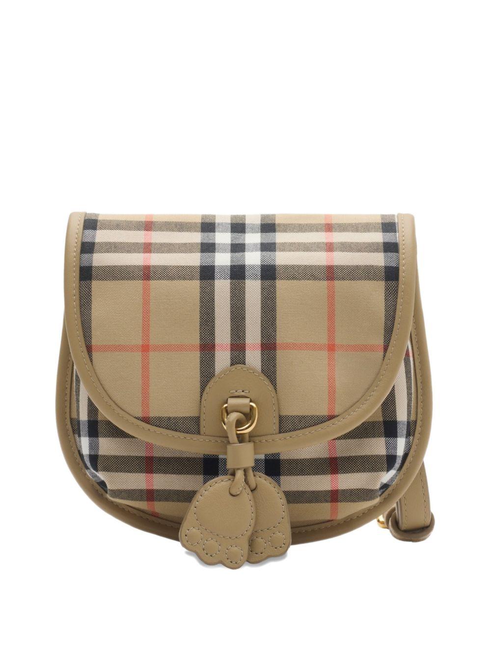 Borsa beige per bambina 8117416 B9368 Burberry Kids 