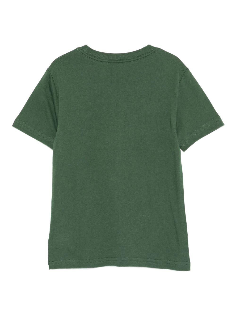 T-shirt verde per bambino 322981260 002 Ralph Lauren Kids 