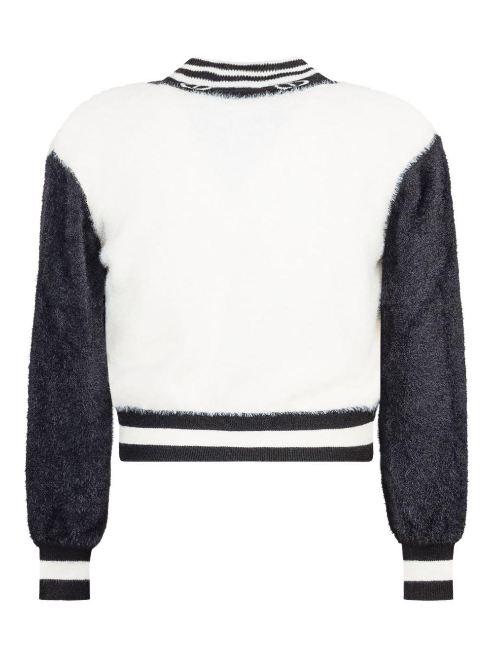 Giacca bianca/nera per bambina 252GB3020 02714 Twin Set 