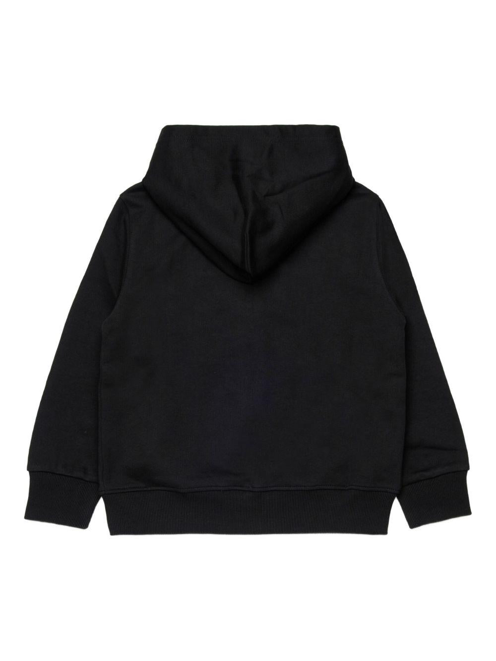 Felpa nera per bambino J026220GEAD K900 Diesel Kids 