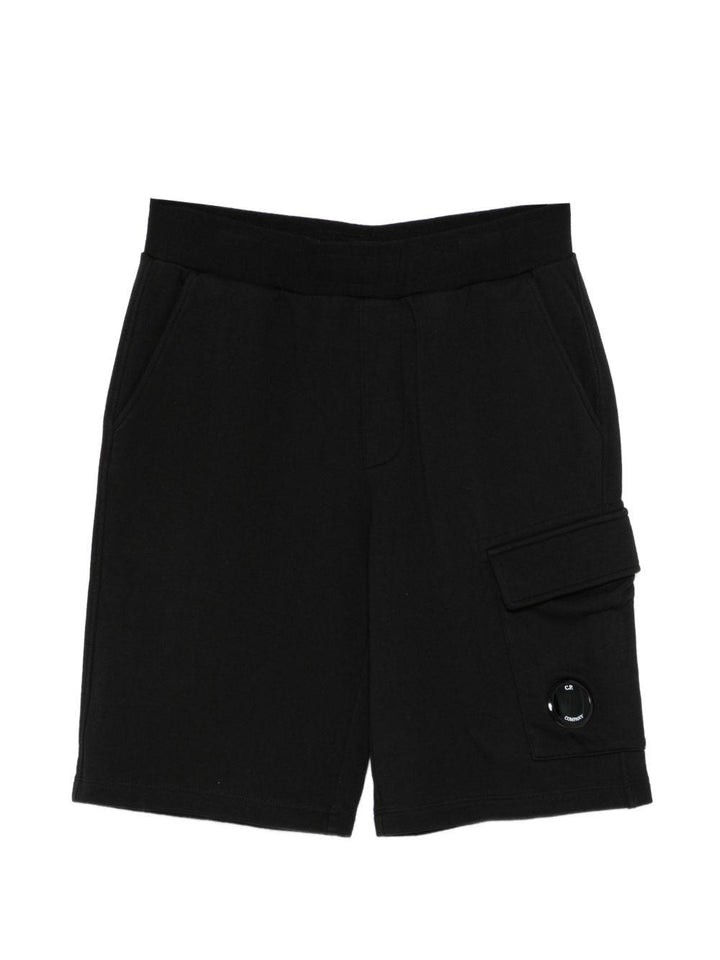 Bermuda nera per bambino CPQ002LCA69 60100 C.P Company Kids 