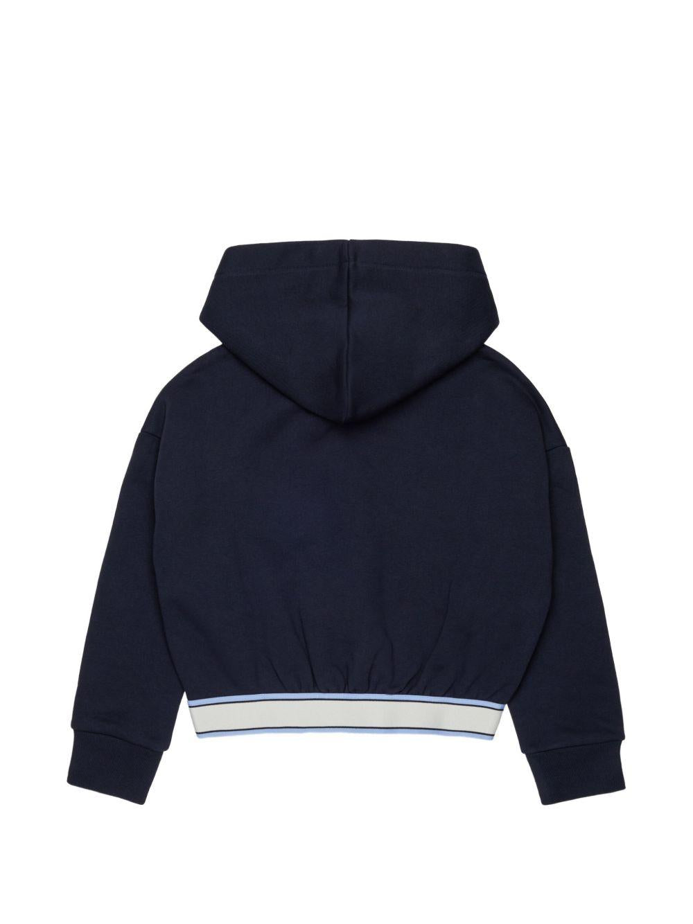 Felpa blu scuro per bambina M01969M00XC 0M862 Marni Kids 