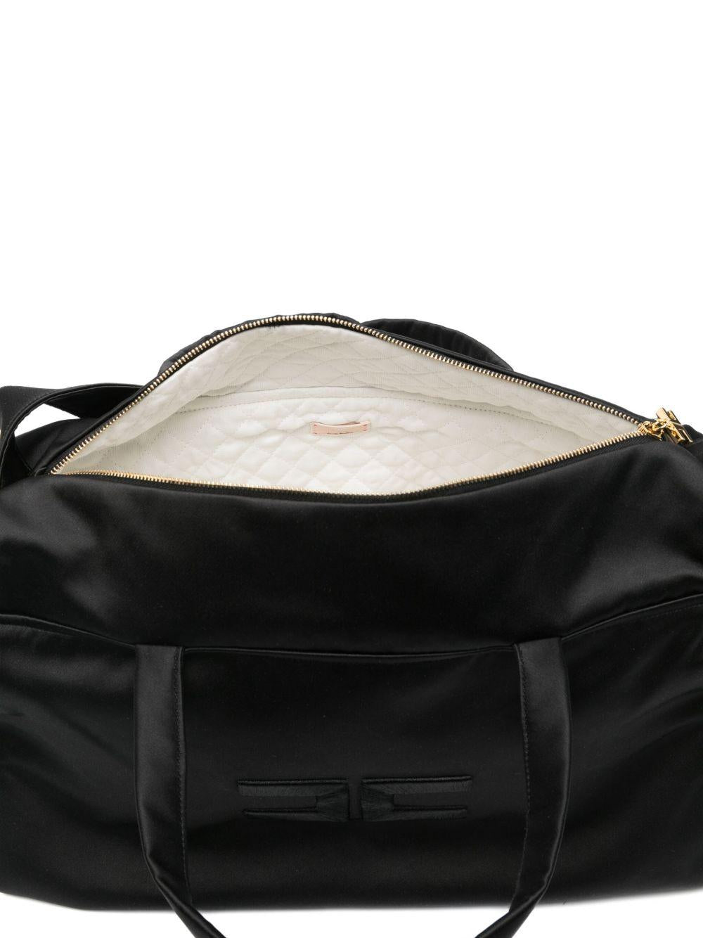 Borsa mamma nera per bambina ENBO0270RA016 N000 Elisabetta Franchi Kids 