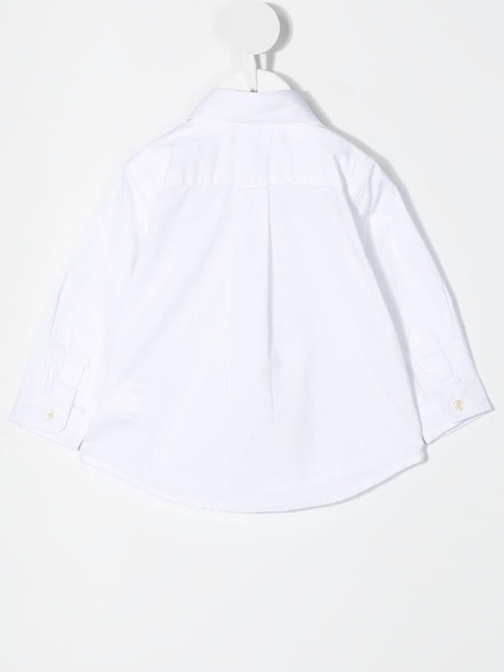 Camicia per neonato in cotone bianca