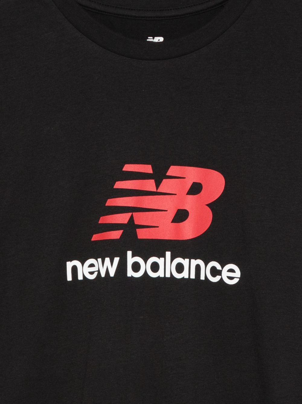 T-shirt nero per bambino LAKB0253 BK New Balance Kids 
