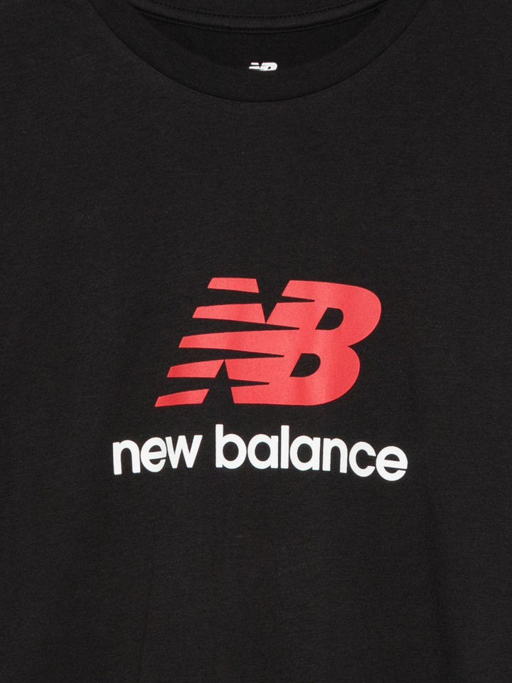 T-shirt nero per bambino LAKB0253 BK New Balance Kids 