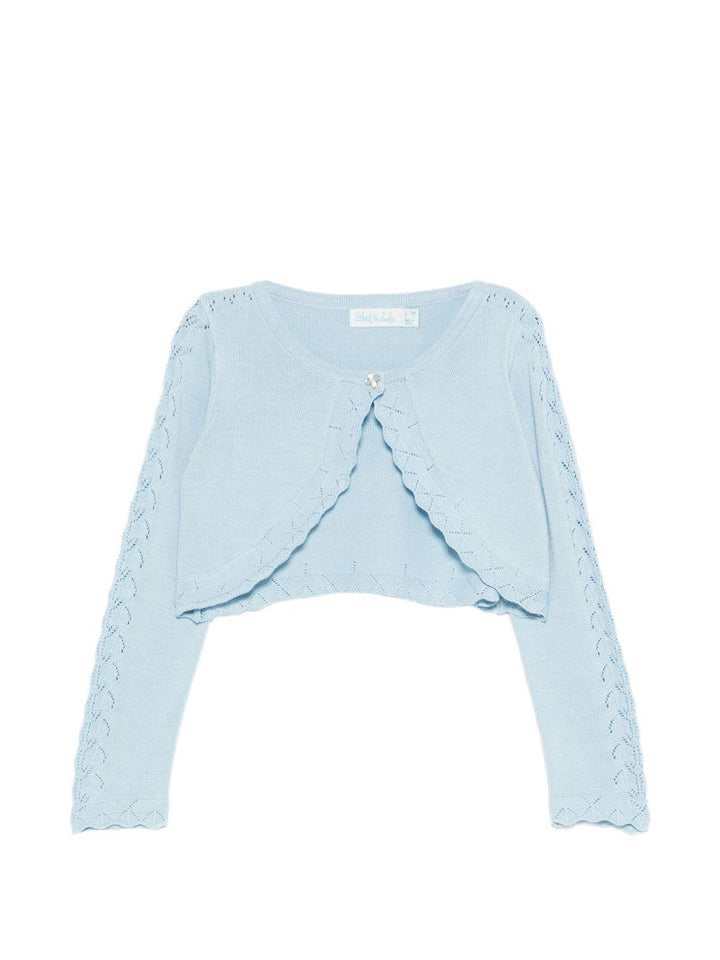 Cardigan azzurro chiaro per bambina 5304 047 Abel & Lula 