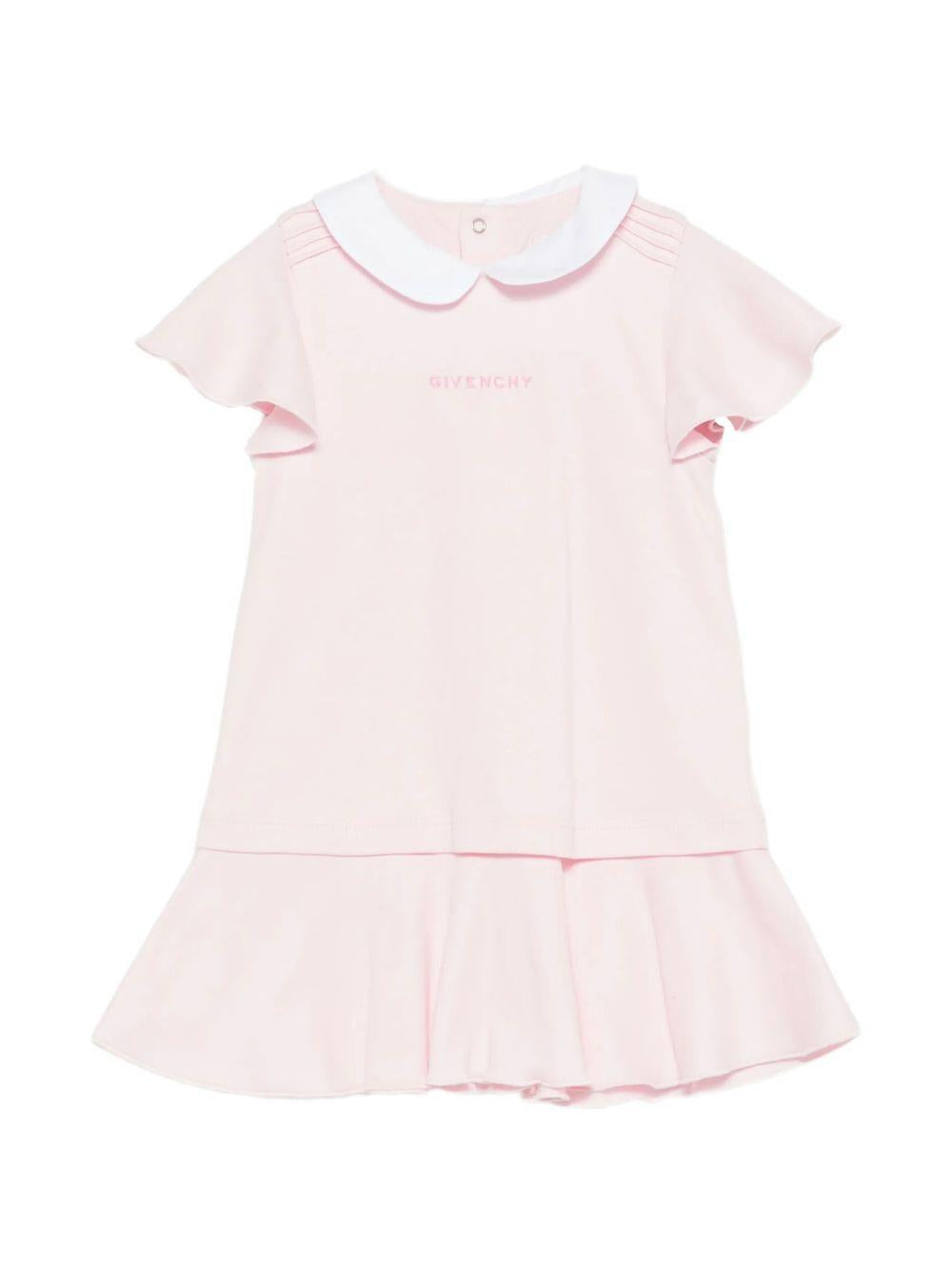 Abito rosa chiaro per neonata H31268 44Z Givenchy Kids 