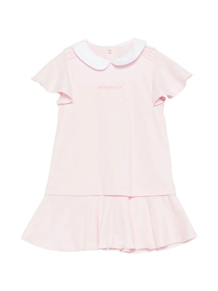 Abito rosa chiaro per neonata H31268 44Z Givenchy Kids 