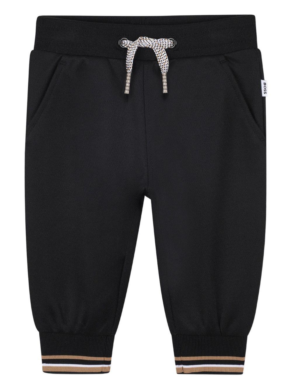 Completo sportivo nero per neonato J52480 09B Boss Kids 