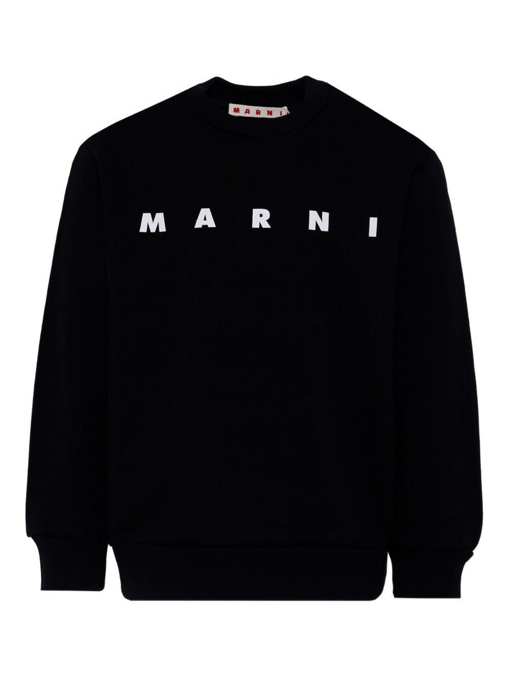 Felpa nera per bambino M01612M00V0 0M900 Marni Kids 