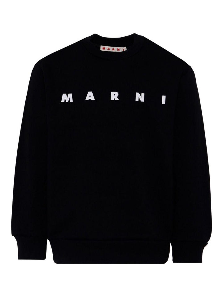 Felpa nera per bambino M01612M00V0 0M900 Marni Kids 