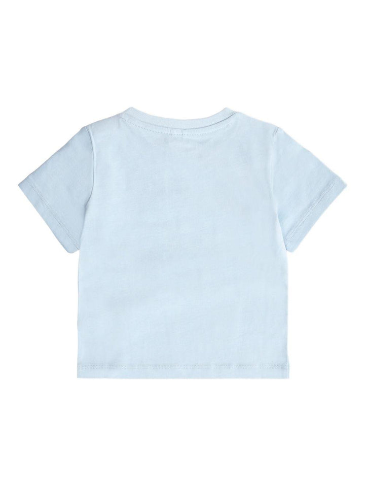 T-shirt celeste per neonato