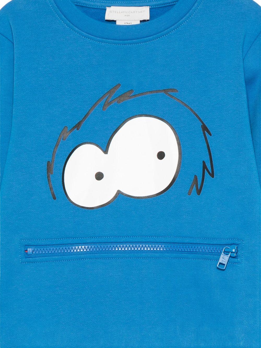 Felpa blu per bambino TX4Q40Z3059 60Q Stella McCartney Kids 