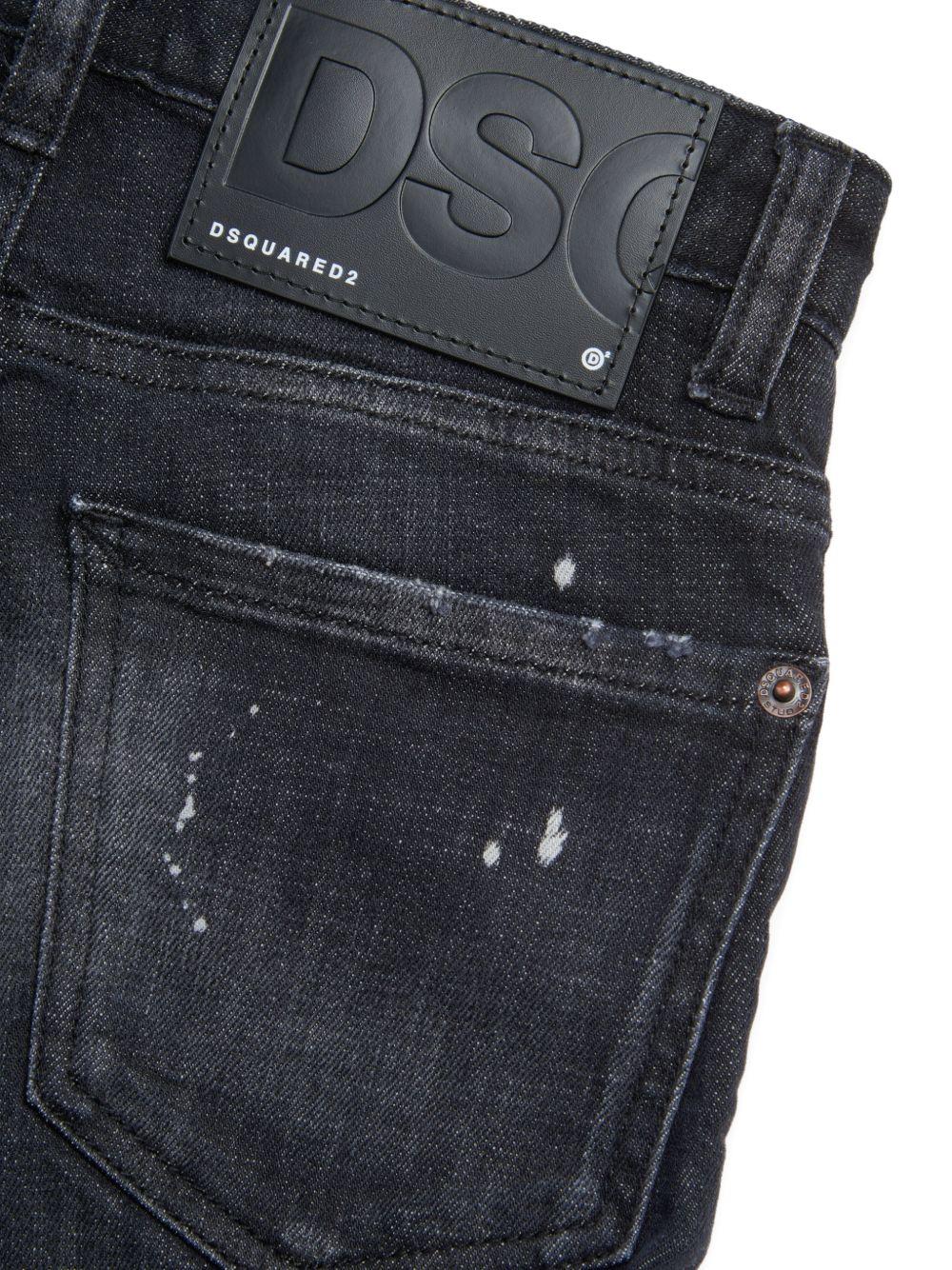 Jeans neri per bambino DQ0236D0AFY DQ02 Dsquared2 Kids 