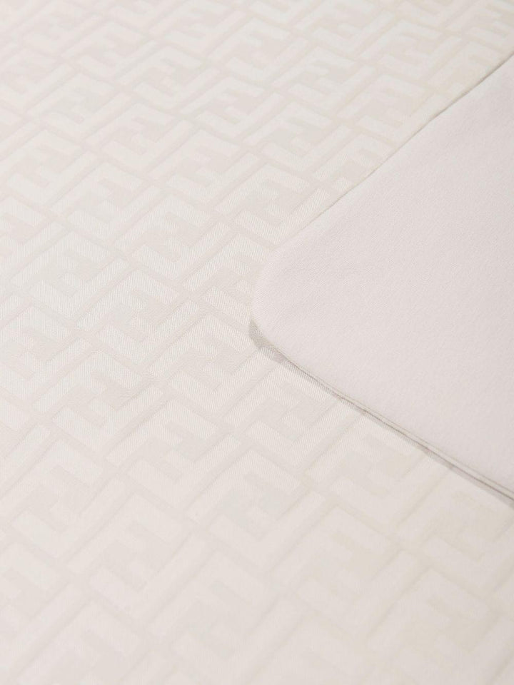 Coperta beige sabbia per neonato BUJ296AS64 F19J5 Fendi Kids 
