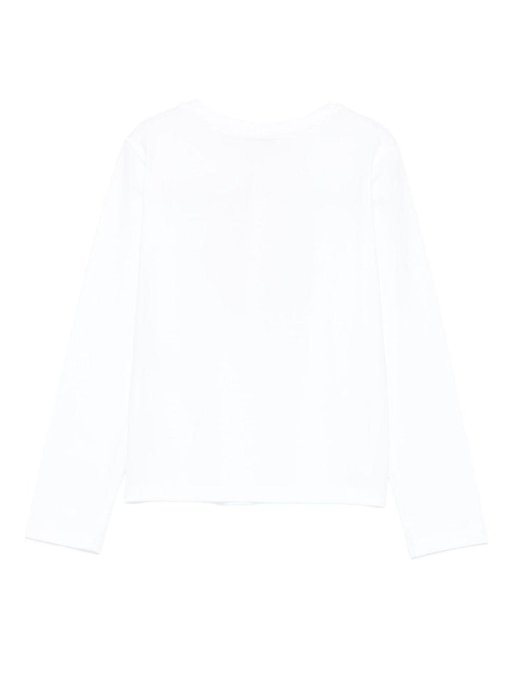 T-shirt bianco per bambina 252GJ2320 00526 Twin Set 