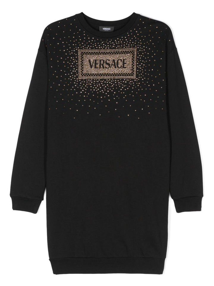 Black cotton dress for girls