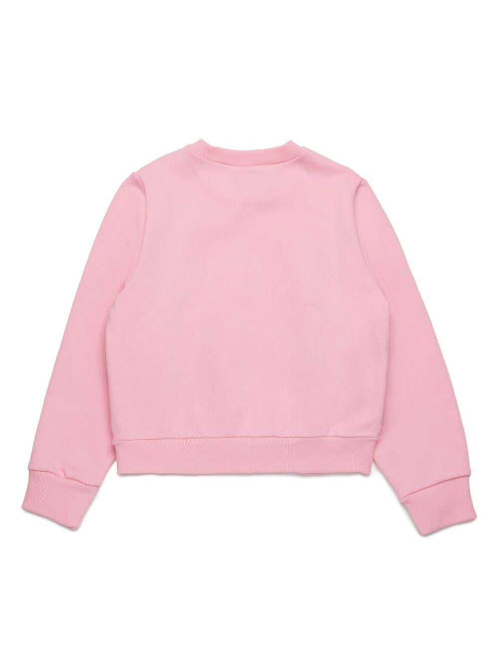Felpa rosa/giallo/bianco per bambina di Max&co Kids