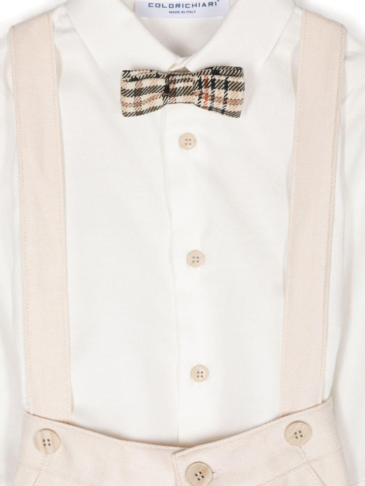 Elegant beige baby suit