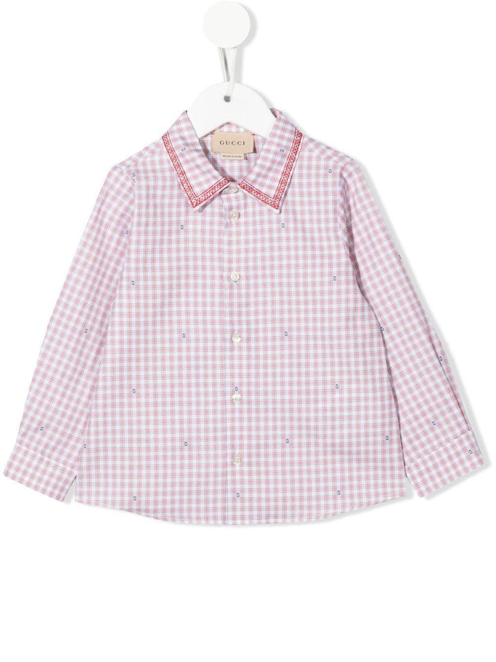 Camicia beige per neonata