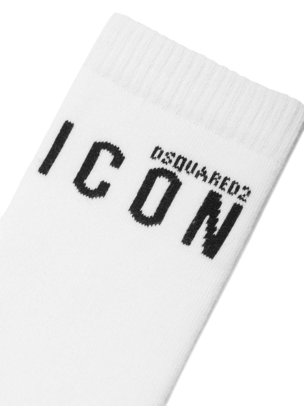 Calze bianche "Icon" DQ2091D00WI DQ100 Dsquared2 Kids 