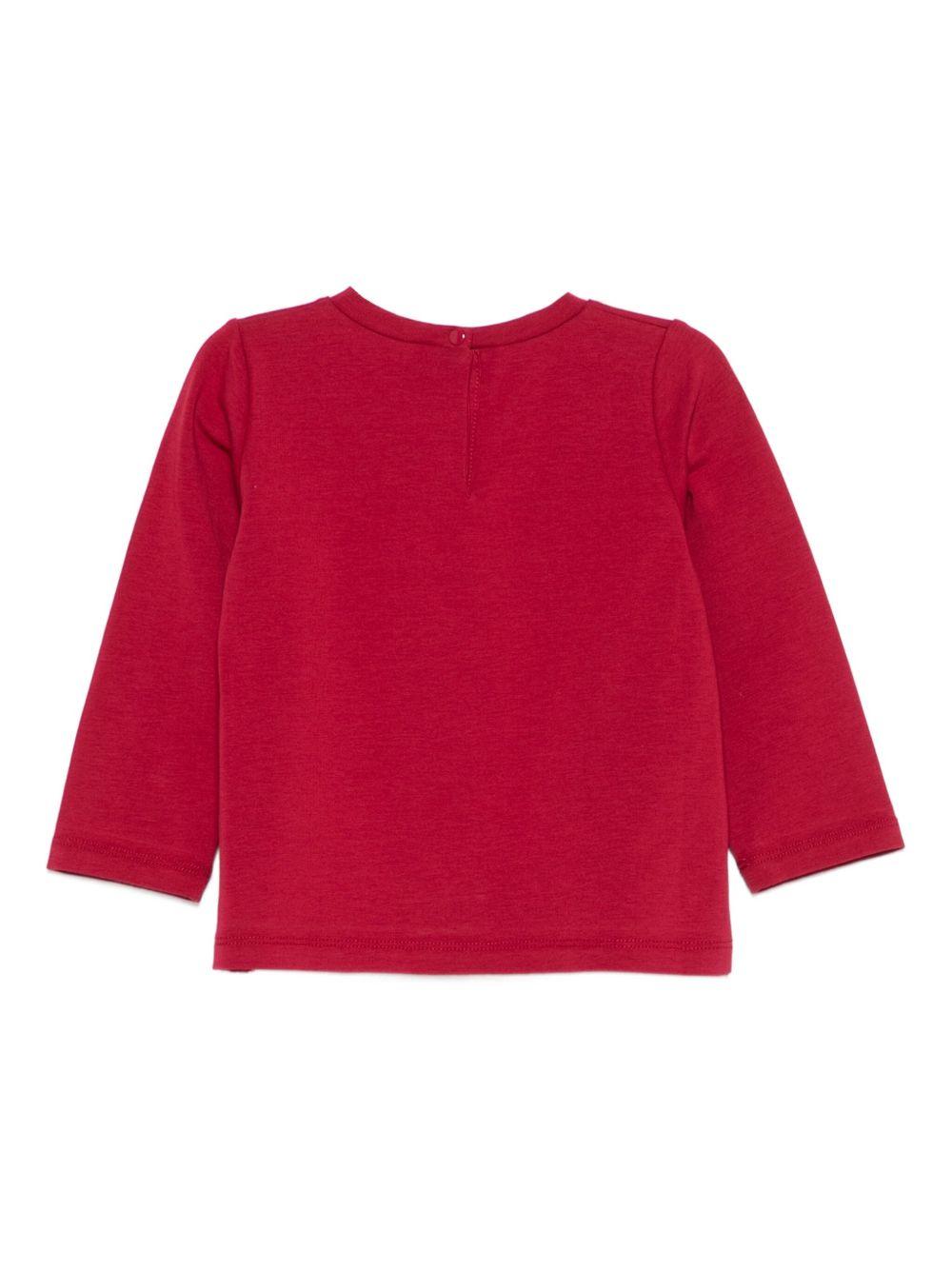 T-shirt rosso per neonato HF5078J0088 91656 Liu Jo 