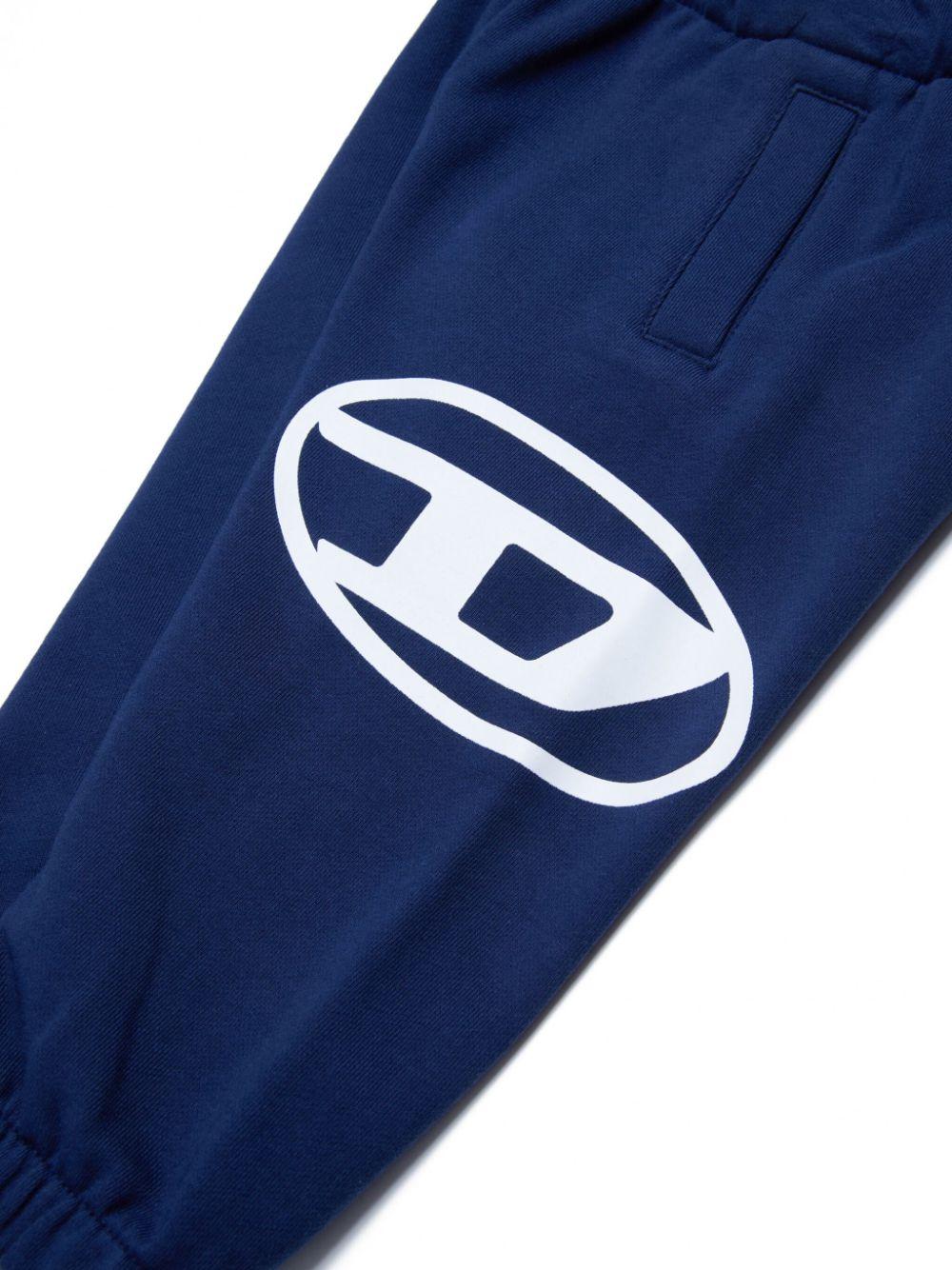 Pantalone per neonato in cotone blu