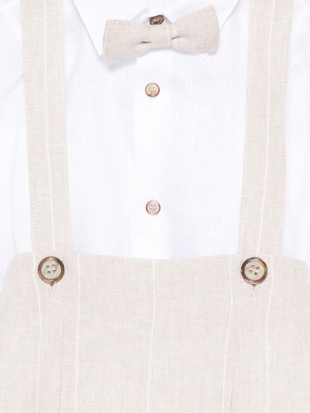 Completo beige/bianco per neonato MN3084074952 26 Colorichiari Kids 