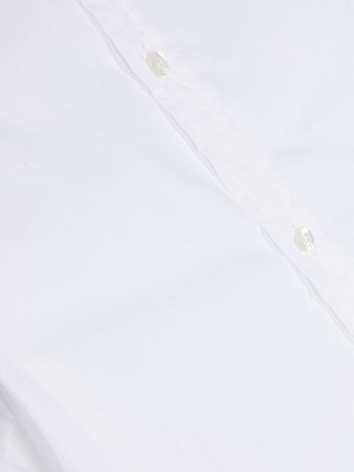 White shirt for boys with logo