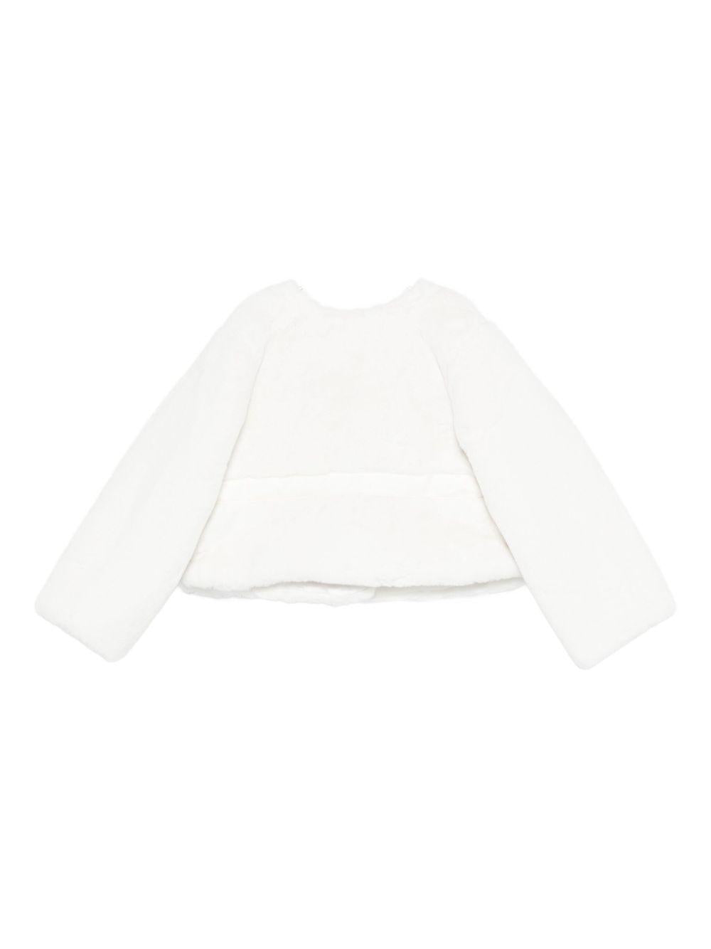 Cappotto bianco sporco per bambina 5818 015 Abel & Lula 