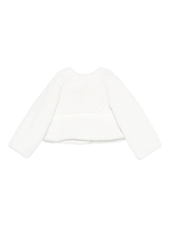 Cappotto bianco sporco per bambina 5818 015 Abel & Lula 
