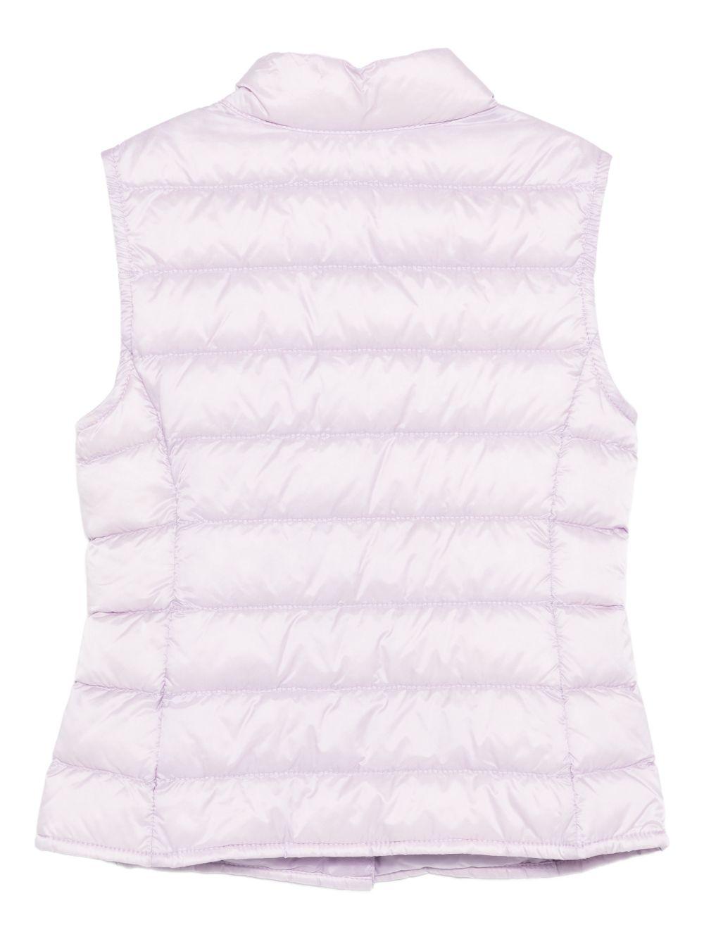 Gilet rosa per bambina 9541A00033597YF 509 Moncler Kids 