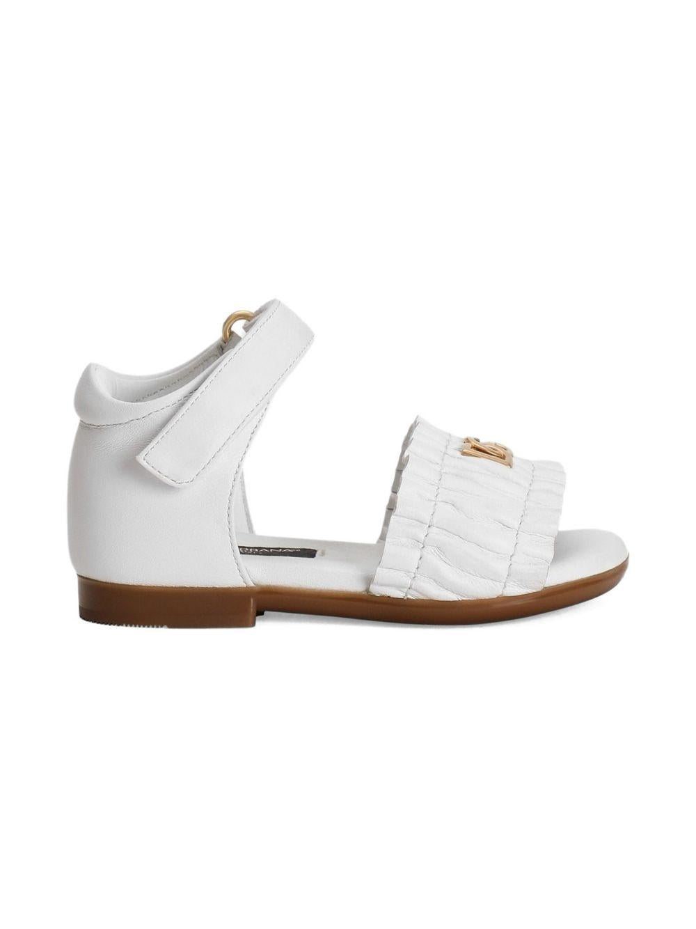 Sandali bianche per bambina D20113A1850 80001 Dolce & Gabbana Kids 