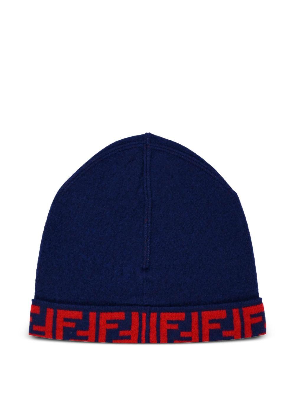 Cappello blu scuro/rosso per bambino