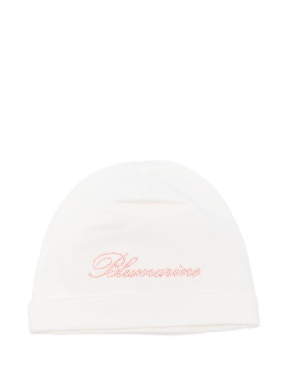 Cappello bianco per neonata BNCP0160JF031 0242 Miss Blumarine 