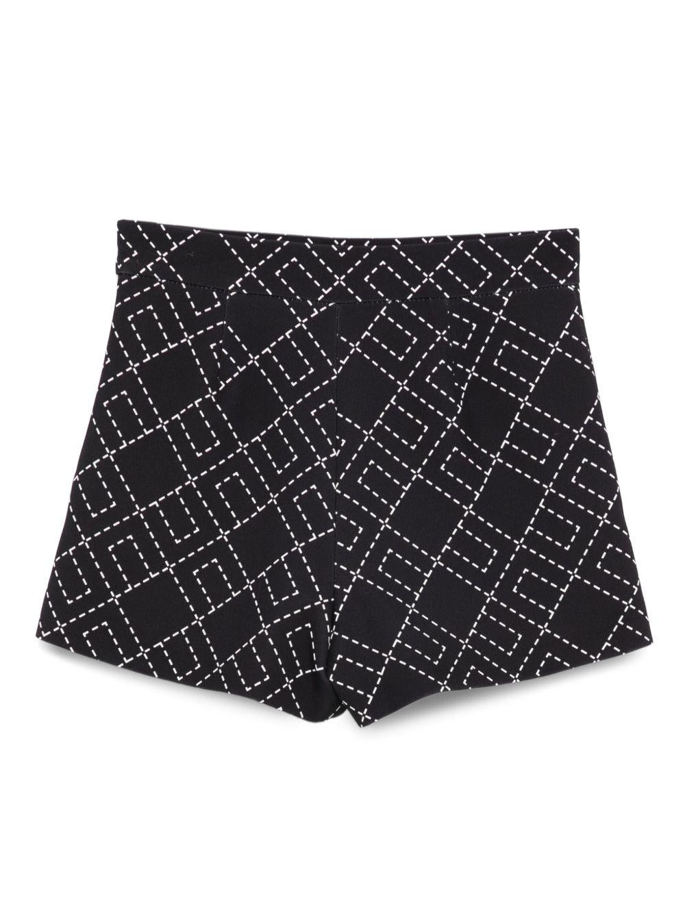 Bermuda nera per bambina EFBE0750GA023 D748 Elisabetta Franchi Kids 