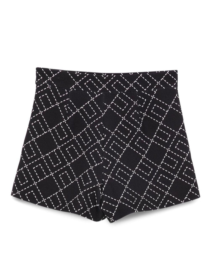 Bermuda nera per bambina EFBE0750GA023 D748 Elisabetta Franchi Kids 