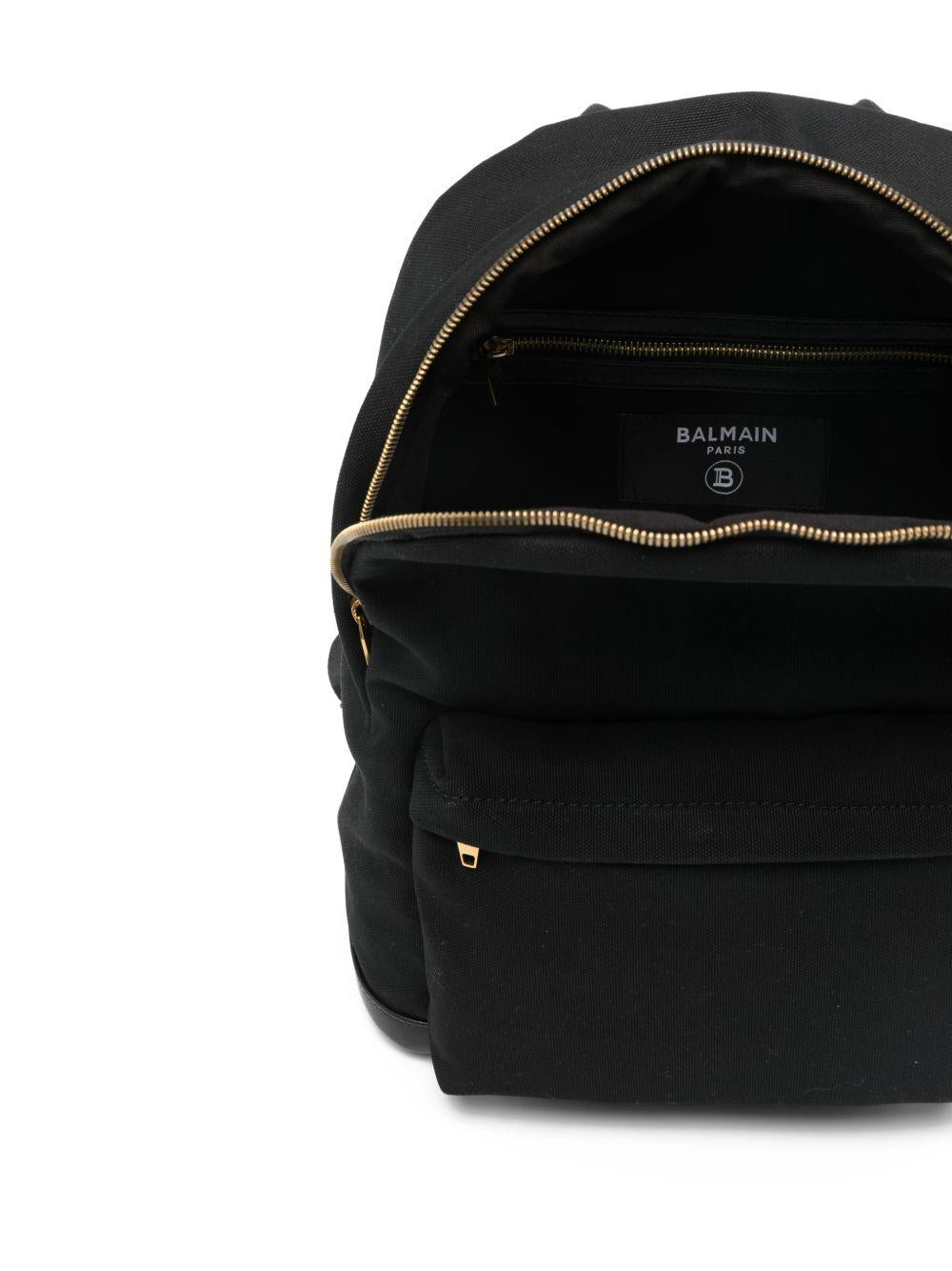 Zaino nero per bambina BY0Q88Z0042 930BC Balmain Kids 