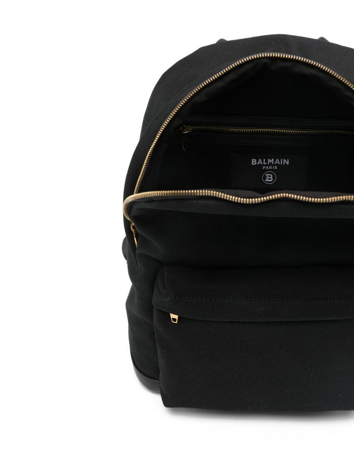 Zaino nero per bambina BY0Q88Z0042 930BC Balmain Kids 