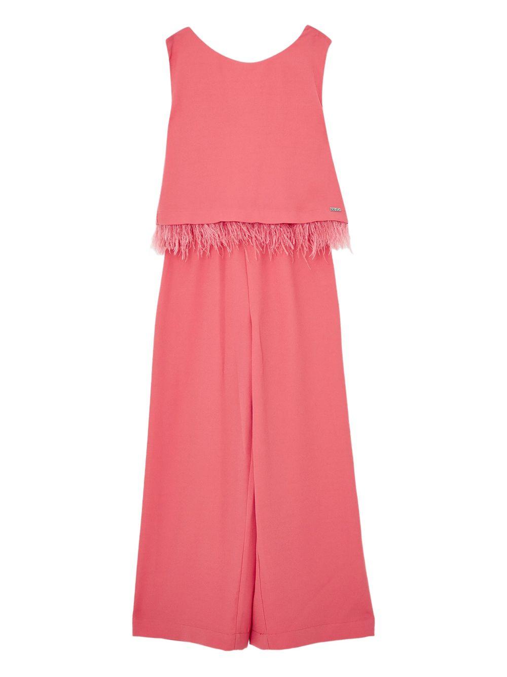 Tuta rosso corallo per bambina GA5134T4508 90066 Liu Jo 