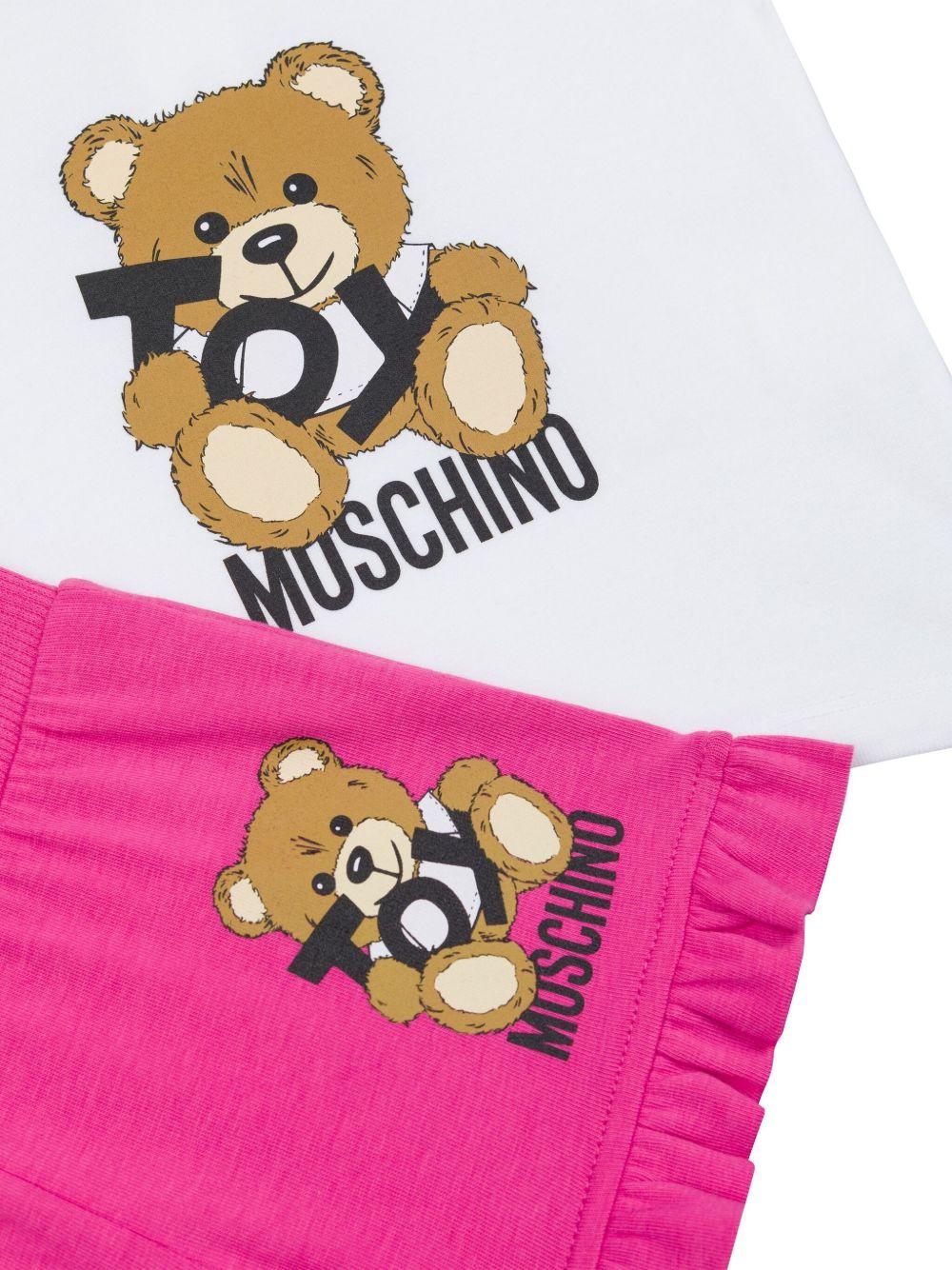 Completo sportivo rosa caldo per neonata