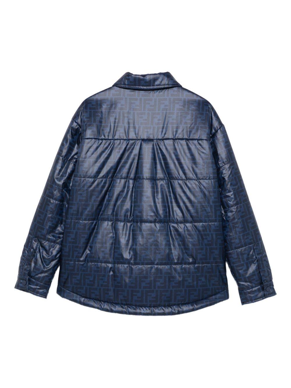 Giacca blu scuro per bambino JUA247AUKR F1I11 Fendi Kids 