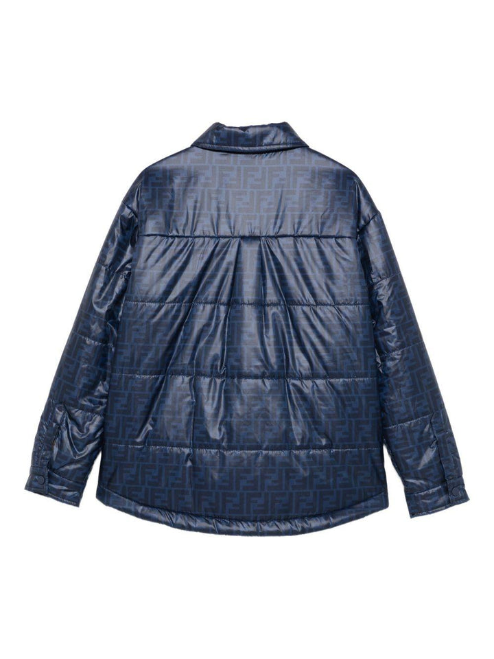 Giacca blu scuro per bambino JUA247AUKR F1I11 Fendi Kids 