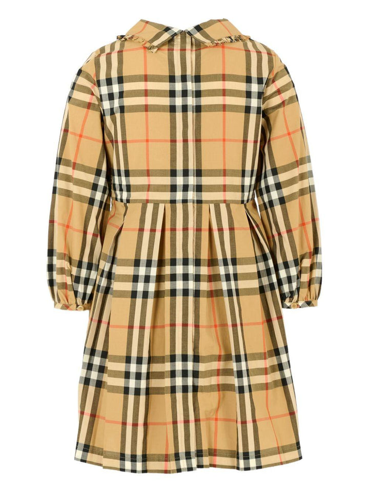 Abito beige per bambina 8108991 B9368 Burberry Kids 
